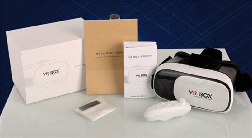 بسته بندی هدست واقعیت مجازی VR Box 2 با دسته بلوتوث