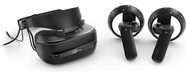 عینک واقعیت ترکیبی لنوو Lenovo Windows Mixed Reality Headset با کنترلر
