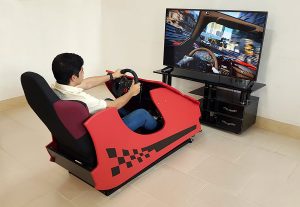 صندلی شبیه ساز رانندگی واقعیت مجازی مدل VR Racing 2020